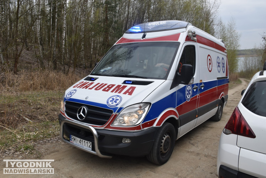 Akcja ratunkowa nad Jeziorem Tarnobrzeskim