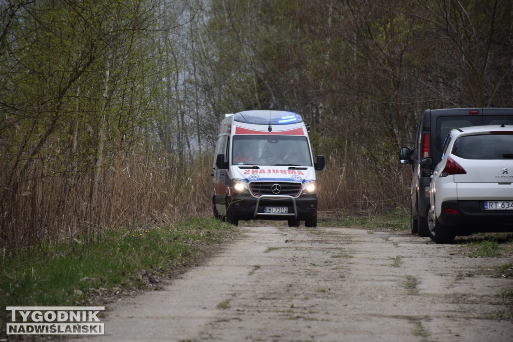 Akcja ratunkowa nad Jeziorem Tarnobrzeskim