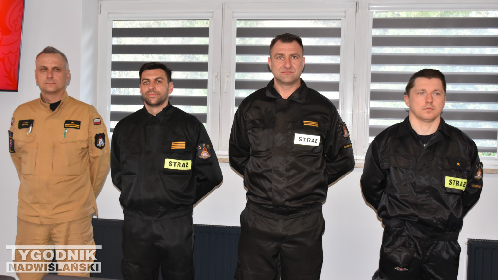 Uroczystość  w Komendzie Powiatowej PSP