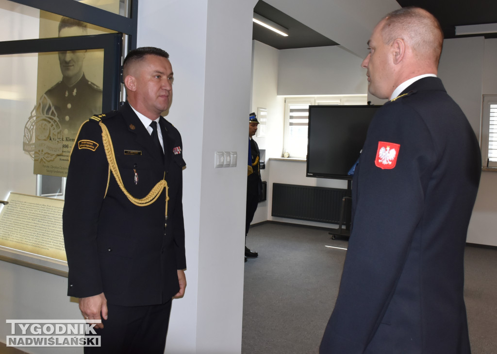 Uroczystość  w Komendzie Powiatowej PSP