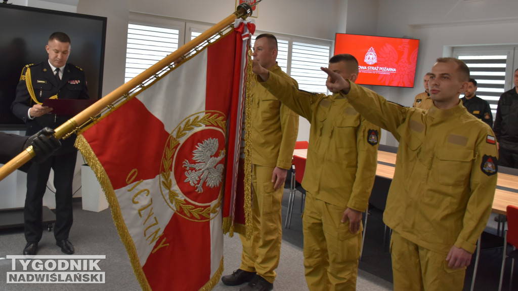 Uroczystość  w Komendzie Powiatowej PSP