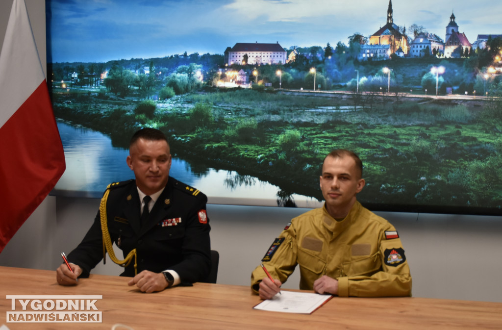 Uroczystość  w Komendzie Powiatowej PSP