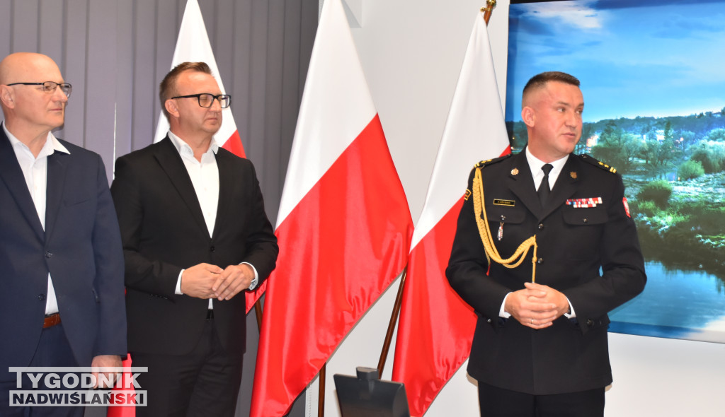 Uroczystość  w Komendzie Powiatowej PSP