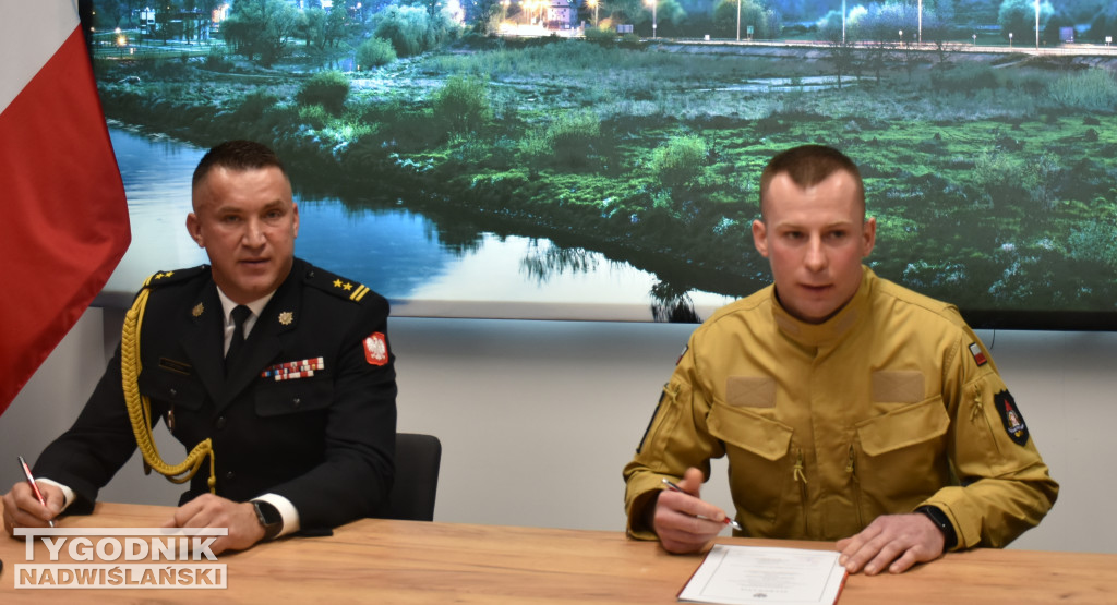 Uroczystość  w Komendzie Powiatowej PSP