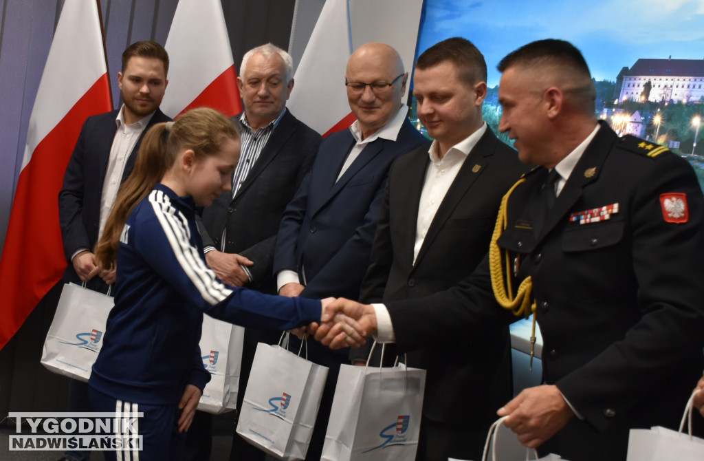 Uroczystość  w Komendzie Powiatowej PSP