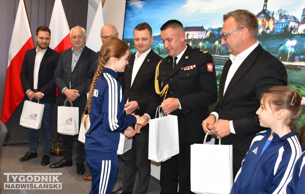 Uroczystość  w Komendzie Powiatowej PSP