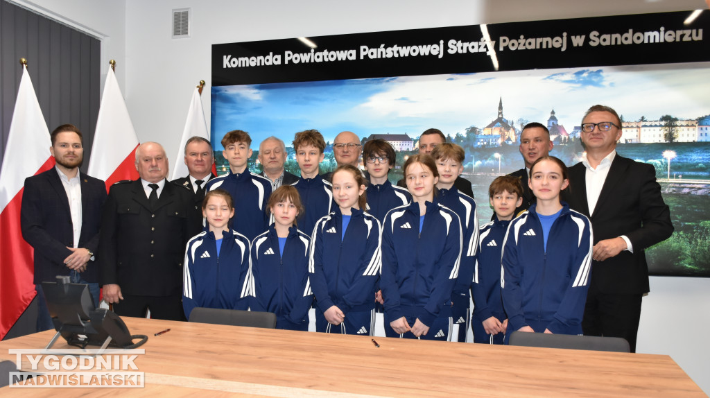 Uroczystość  w Komendzie Powiatowej PSP