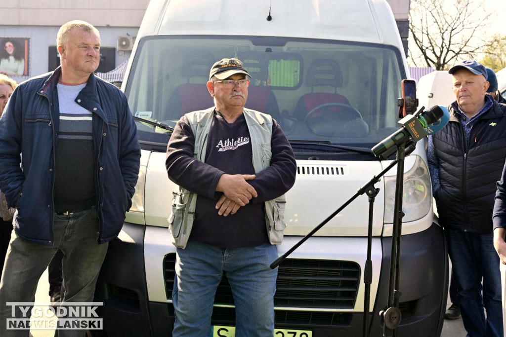 Spotkanie na targowisku w Stalowej Woli