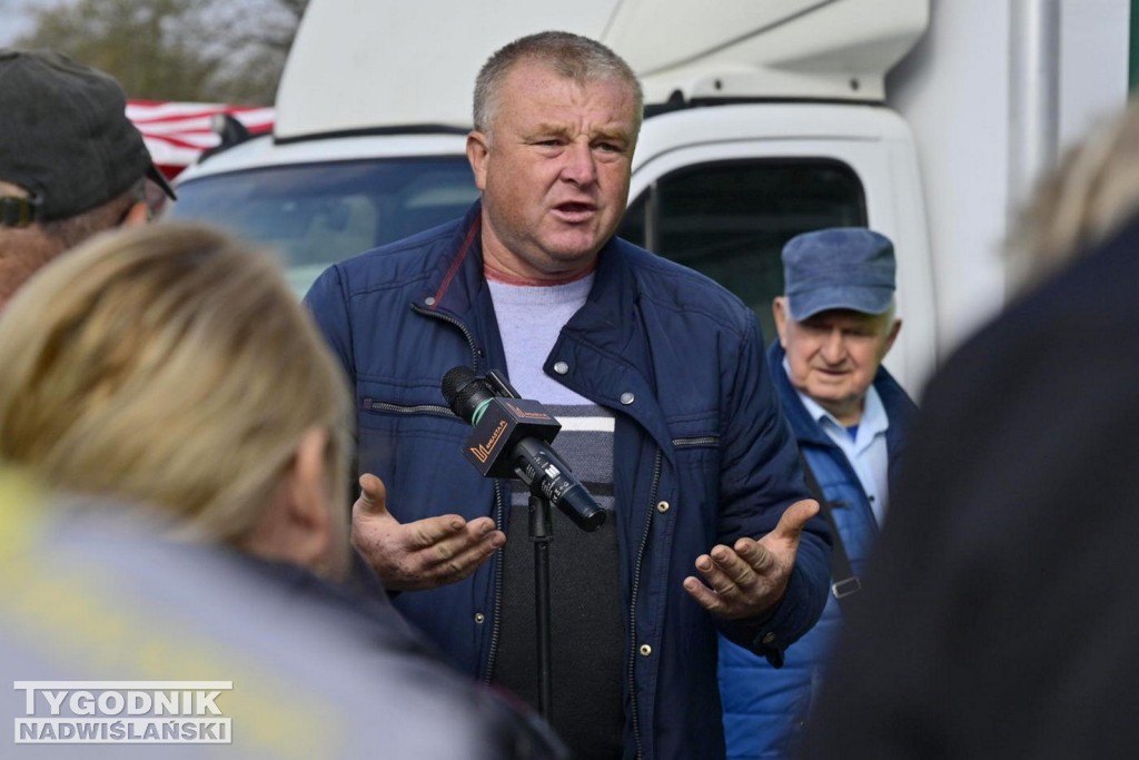 Spotkanie na targowisku w Stalowej Woli