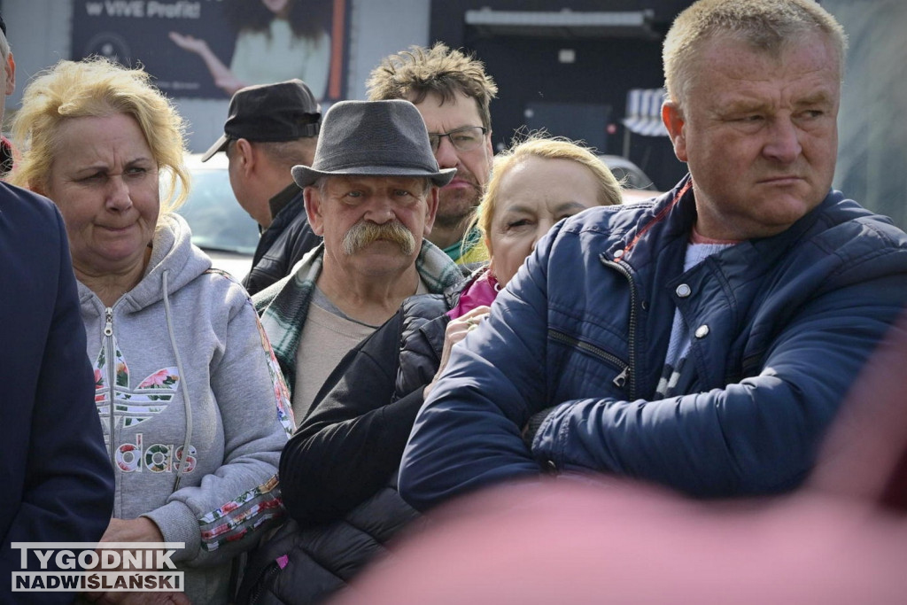 Spotkanie na targowisku w Stalowej Woli