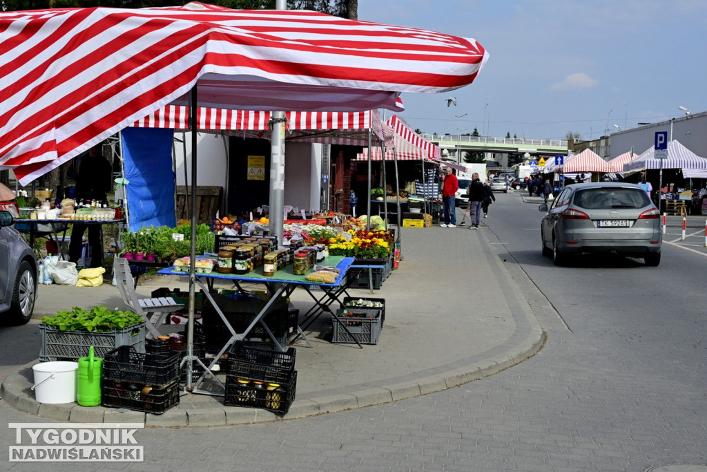 Spotkanie na targowisku w Stalowej Woli