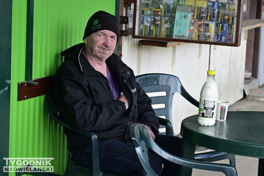 Spotkanie na targowisku w Stalowej Woli