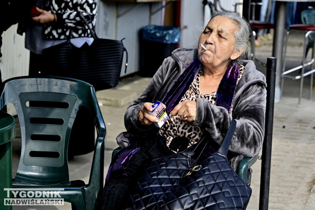 Spotkanie na targowisku w Stalowej Woli