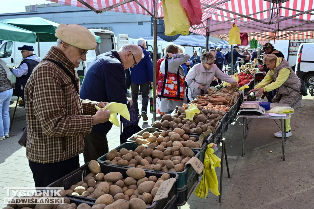 Spotkanie na targowisku w Stalowej Woli