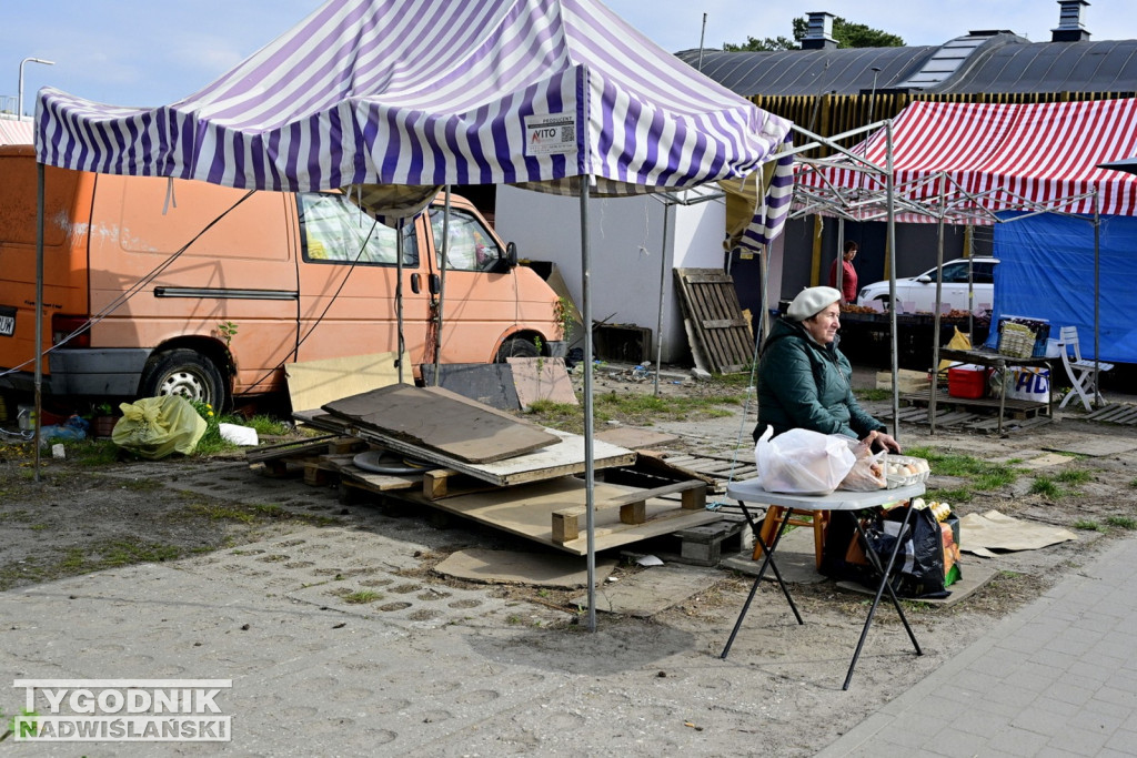 Spotkanie na targowisku w Stalowej Woli