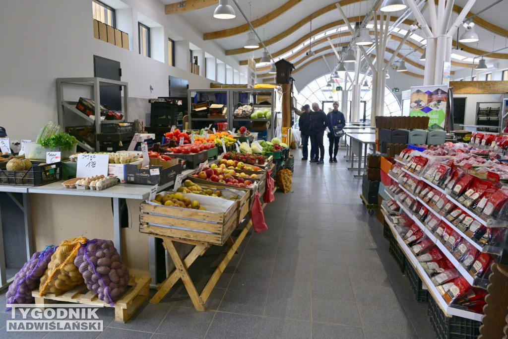 Spotkanie na targowisku w Stalowej Woli