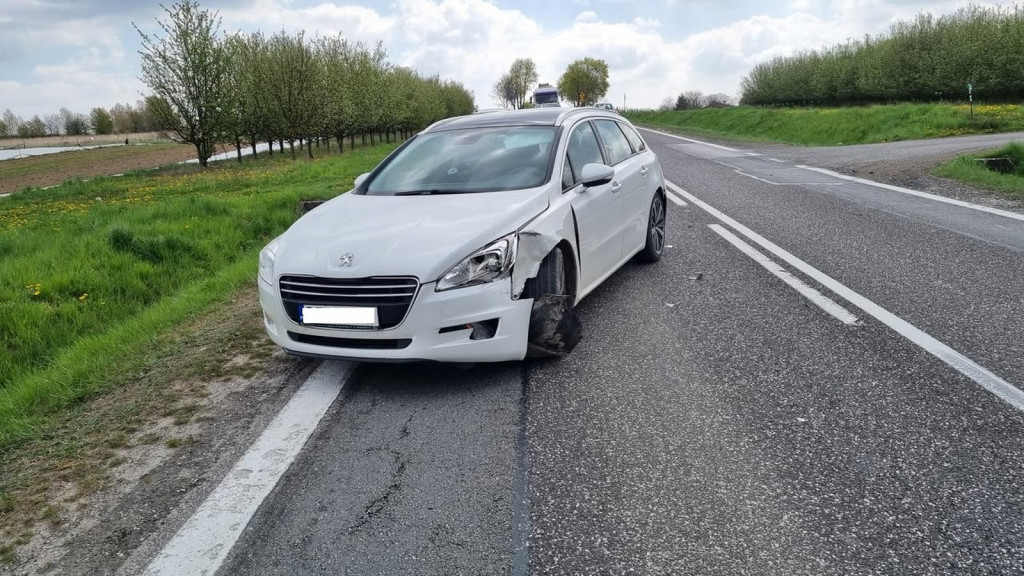 Wypadek na DK9 w Suliszowie