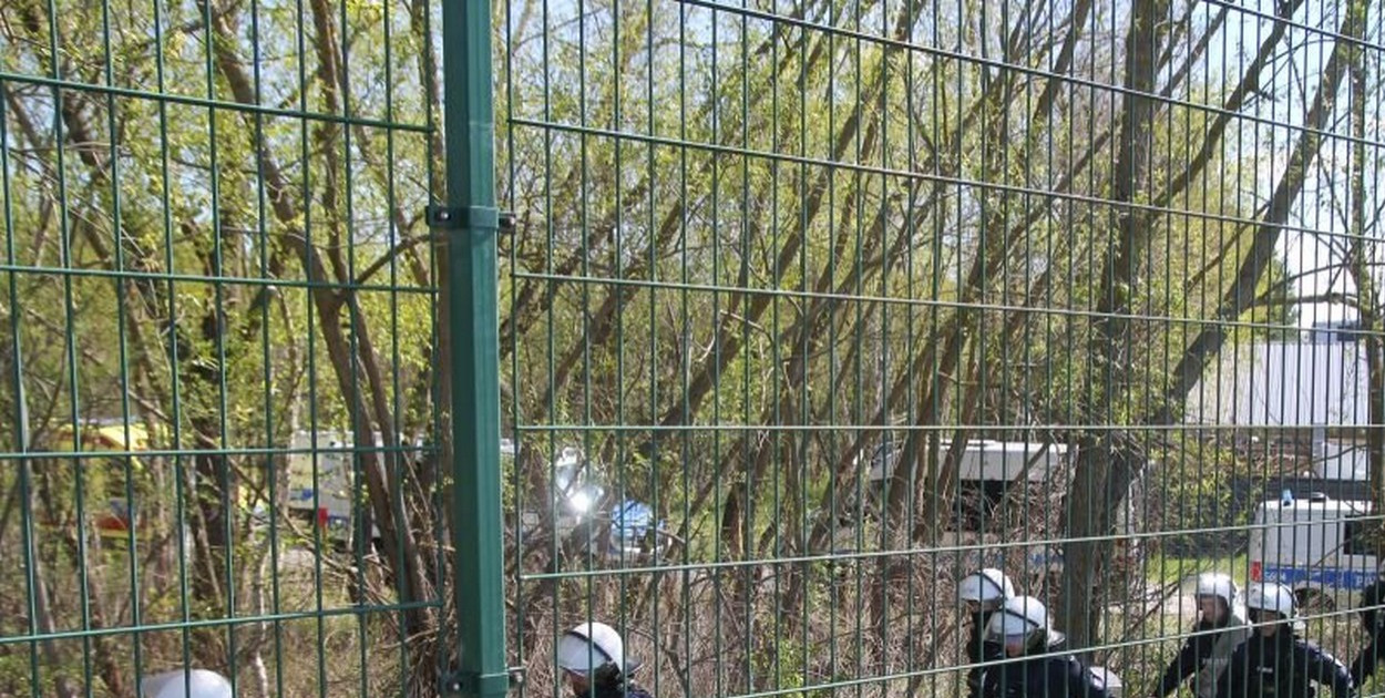 Ćwiczenia policyjne w Połańcu