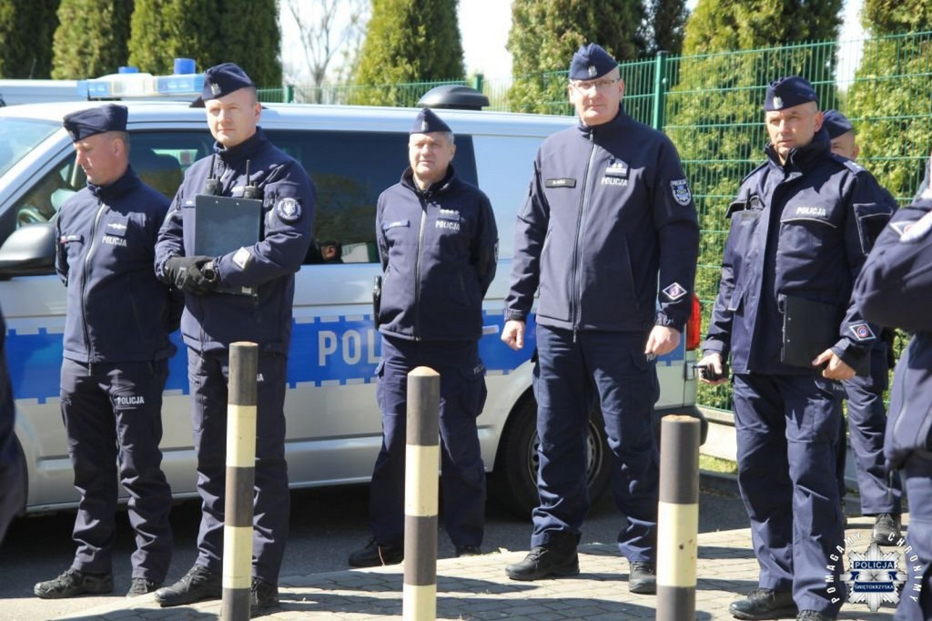 Ćwiczenia policyjne w Połańcu