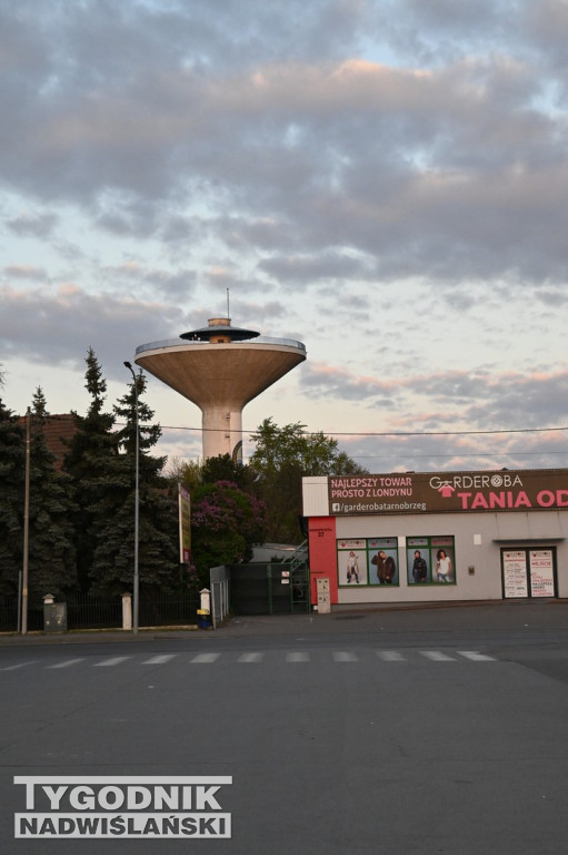 Premiera iluminacji wieży ciśnień w Tarnobrzegu