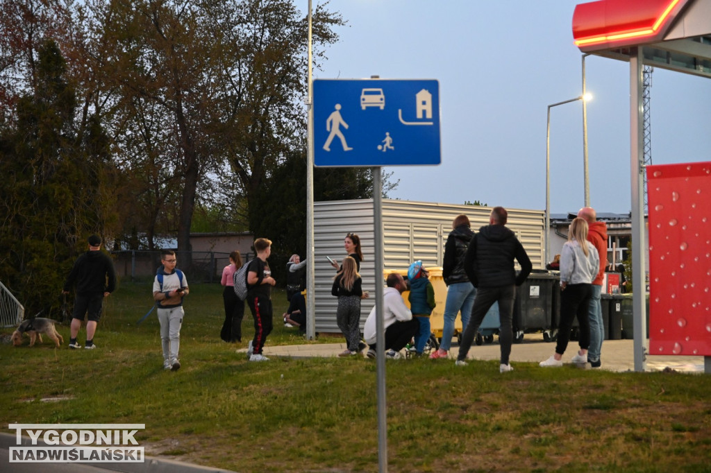 Premiera iluminacji wieży ciśnień w Tarnobrzegu