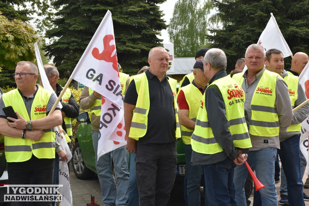 Protest w Grzybowie