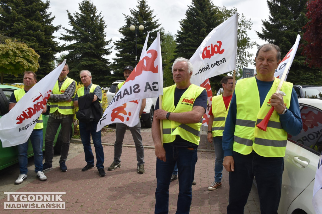 Protest w Grzybowie