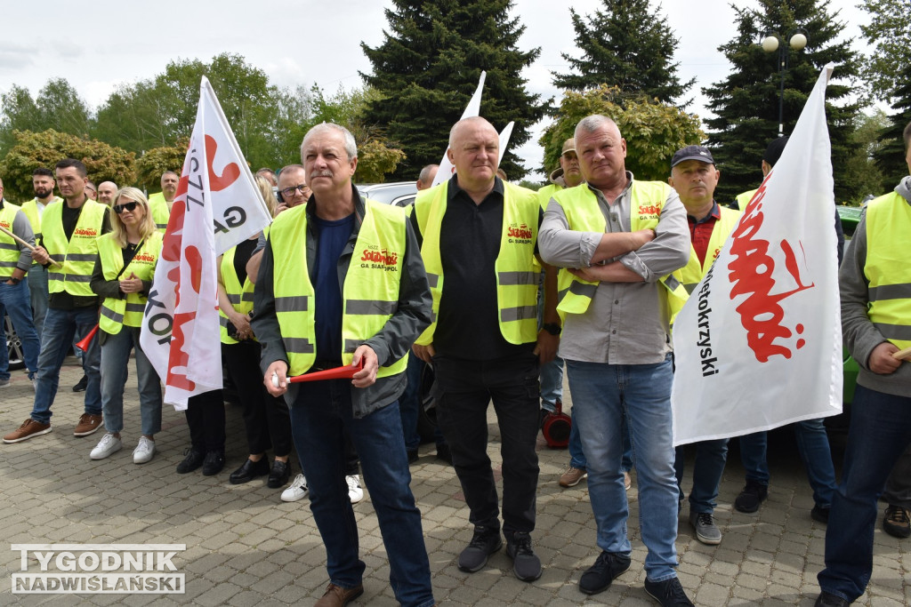 Protest w Grzybowie