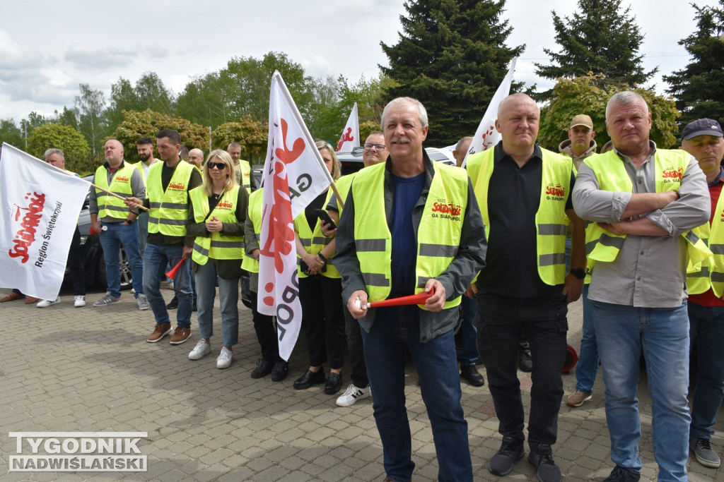 Protest w Grzybowie