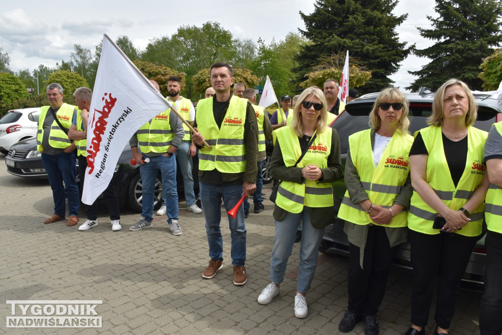 Protest w Grzybowie