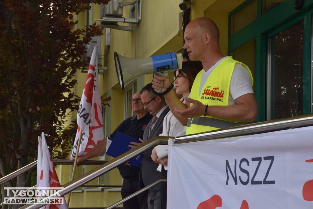 Protest w Grzybowie