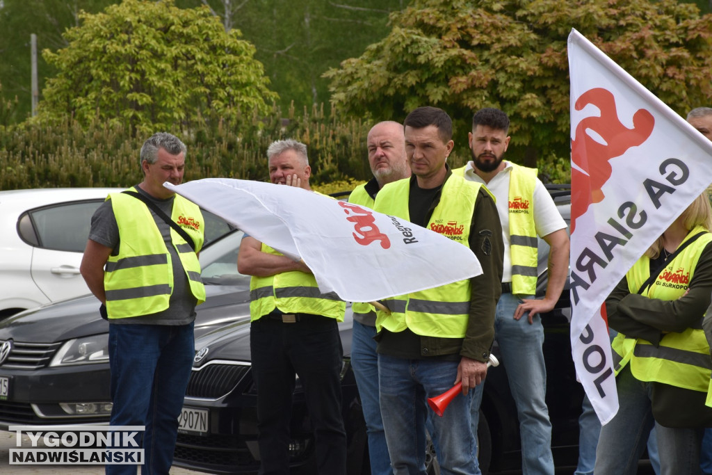 Protest w Grzybowie
