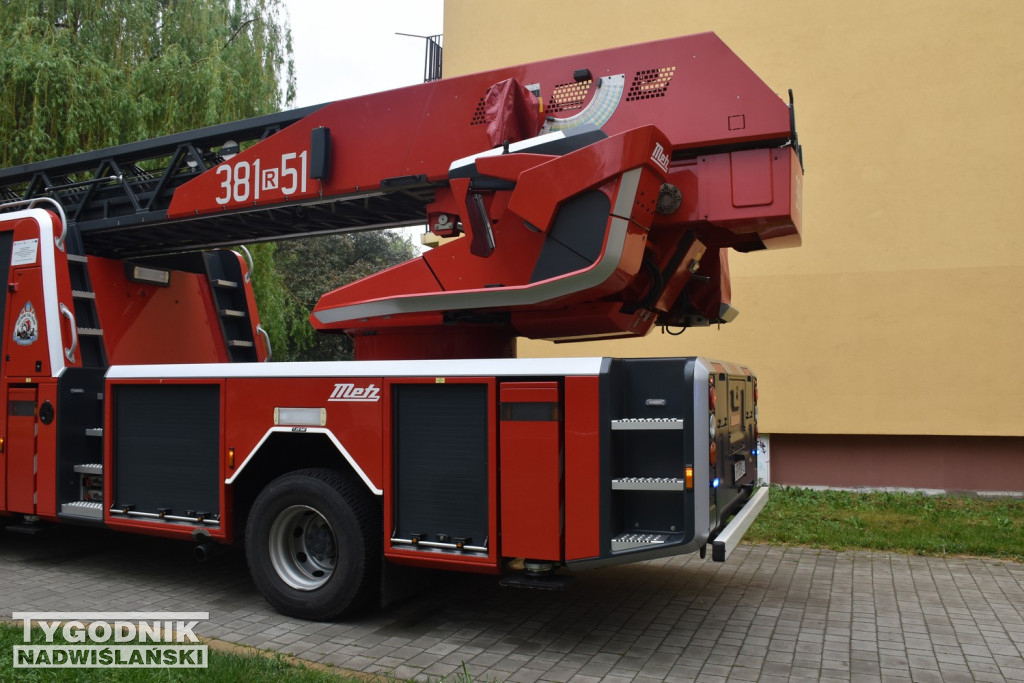 Pożar mieszkania na ul. Matejki w Tarnobrzegu