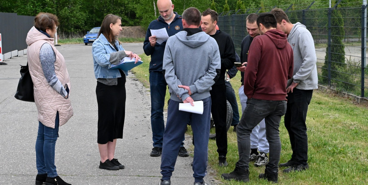 Protest w sprawie wytwórni mas bitumicznych w Stalach