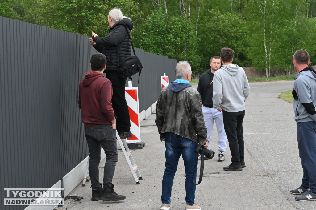 Protest w sprawie wytwórni mas bitumicznych w Stalach