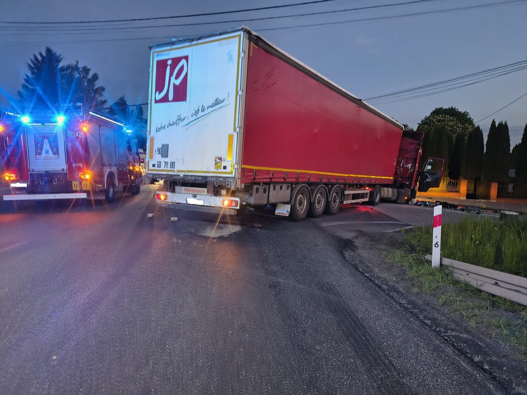 Wypadek na DK9 w Lipniku