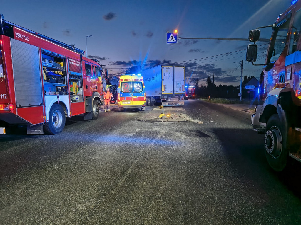 Wypadek na DK9 w Lipniku