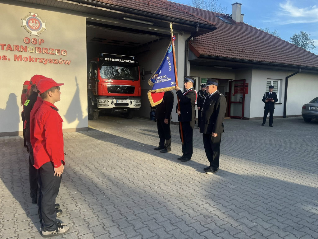 Ślubowanie MDP w OSP Mokrzyszów