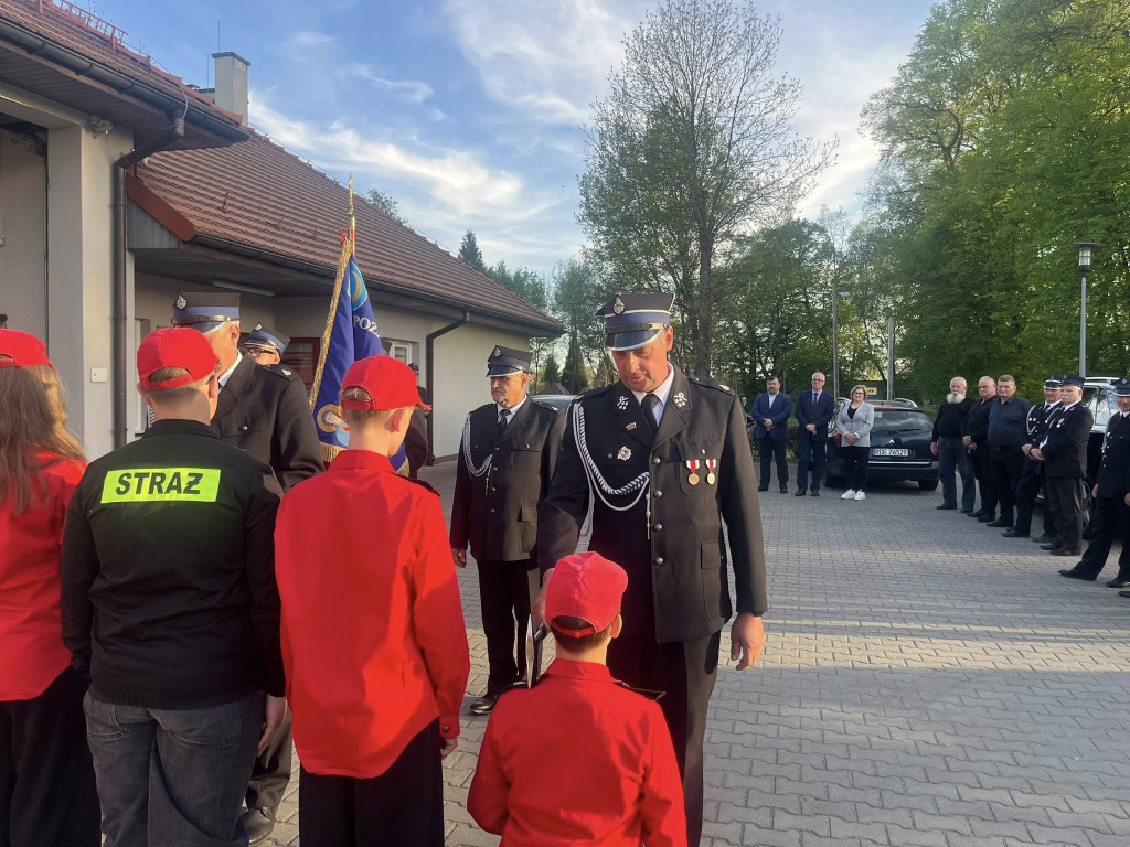 Ślubowanie MDP w OSP Mokrzyszów