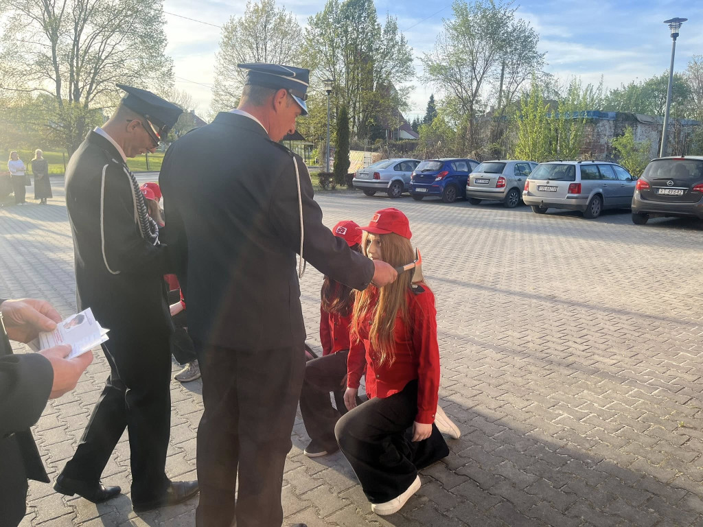 Ślubowanie MDP w OSP Mokrzyszów