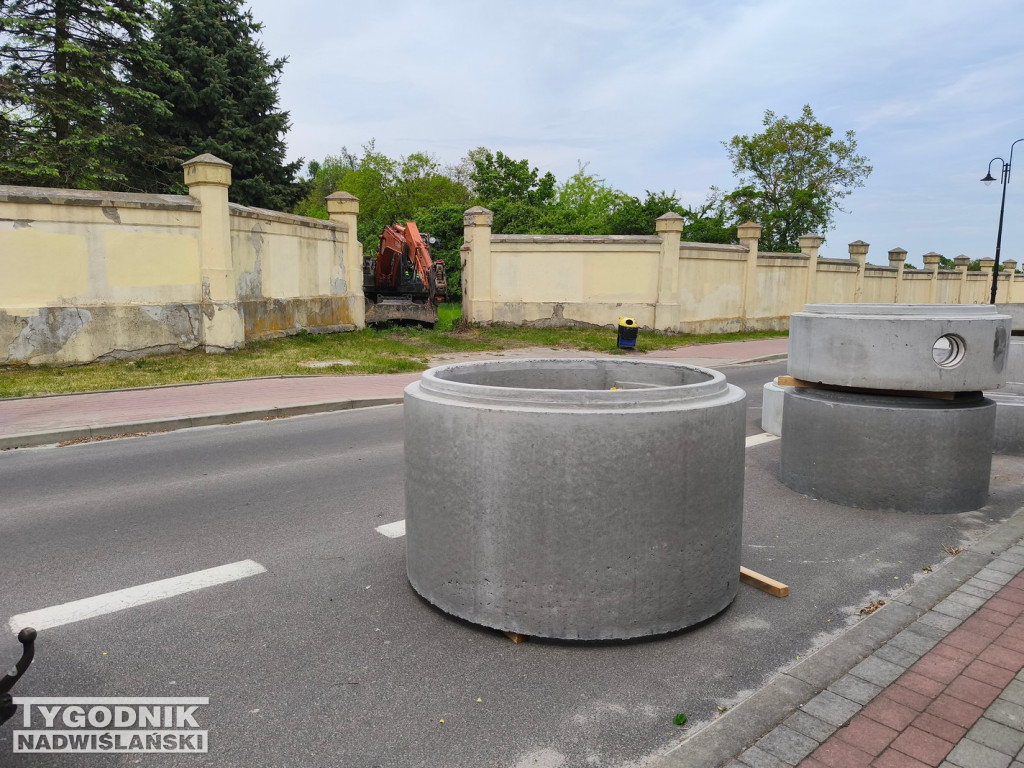 Zamknięta ul. Sandomierska w Tarnobrzegu