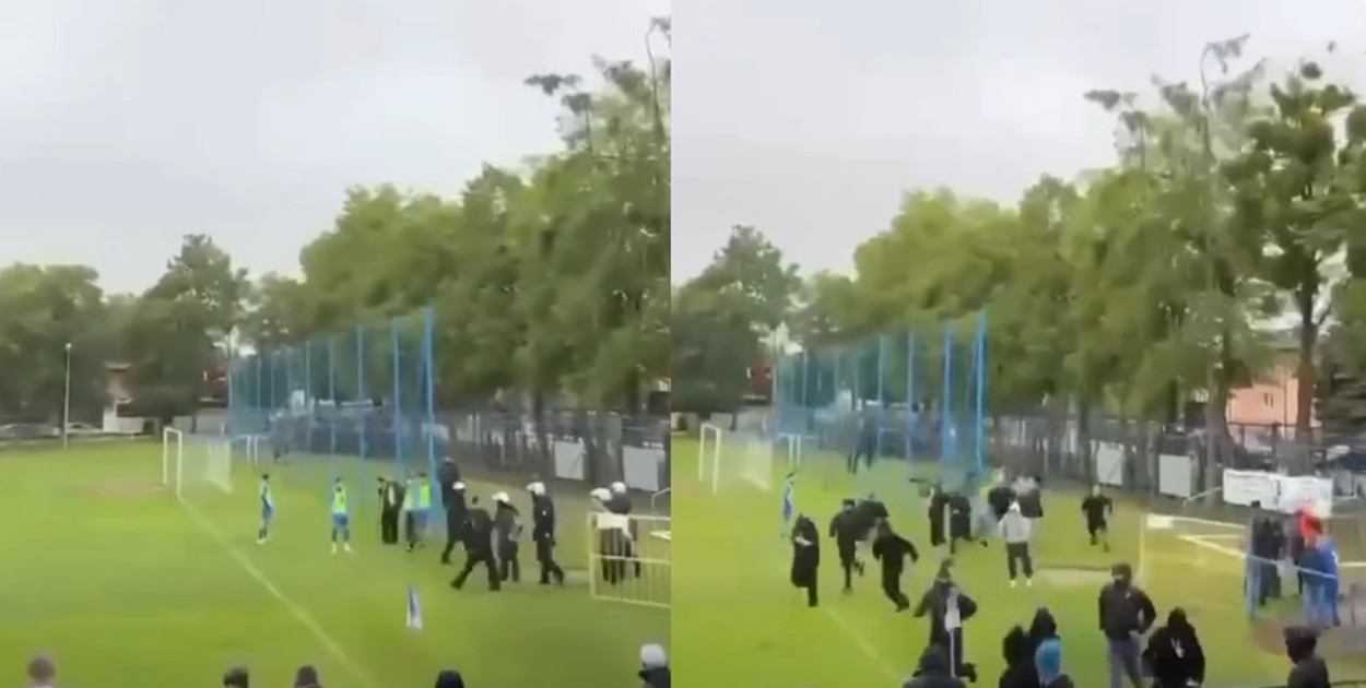 Atak kibiców Stali Gorzyce na przyjezdnych