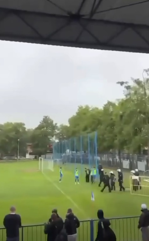 Atak kibiców Stali Gorzyce na przyjezdnych