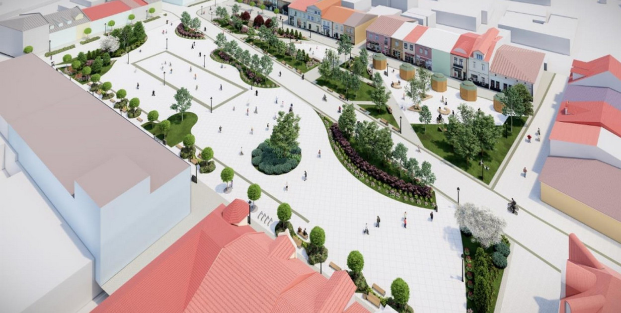 Modernizacja placu Bartosza Głowackiego w Tarnobrzegu