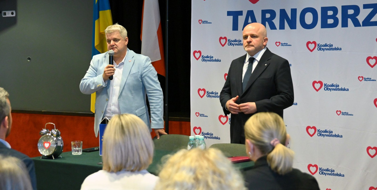 Spotkanie z posłem Pawłem Kowalem w Tarnobrzegu