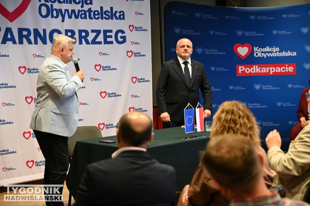 Spotkanie z posłem Pawłem Kowalem w Tarnobrzegu