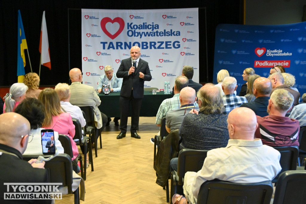 Spotkanie z posłem Pawłem Kowalem w Tarnobrzegu