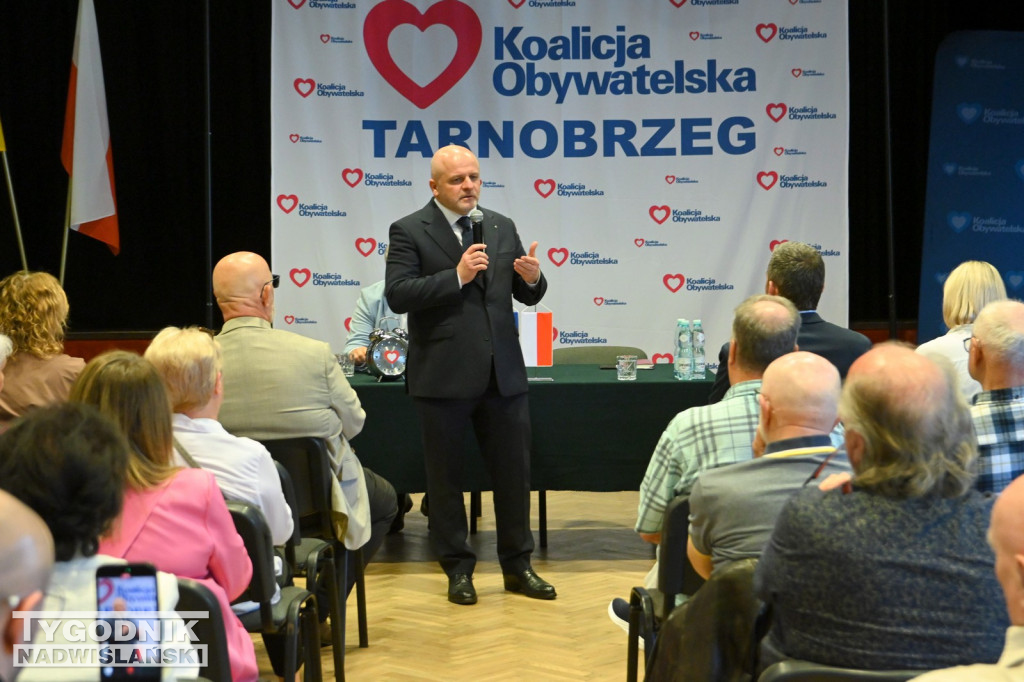Spotkanie z posłem Pawłem Kowalem w Tarnobrzegu