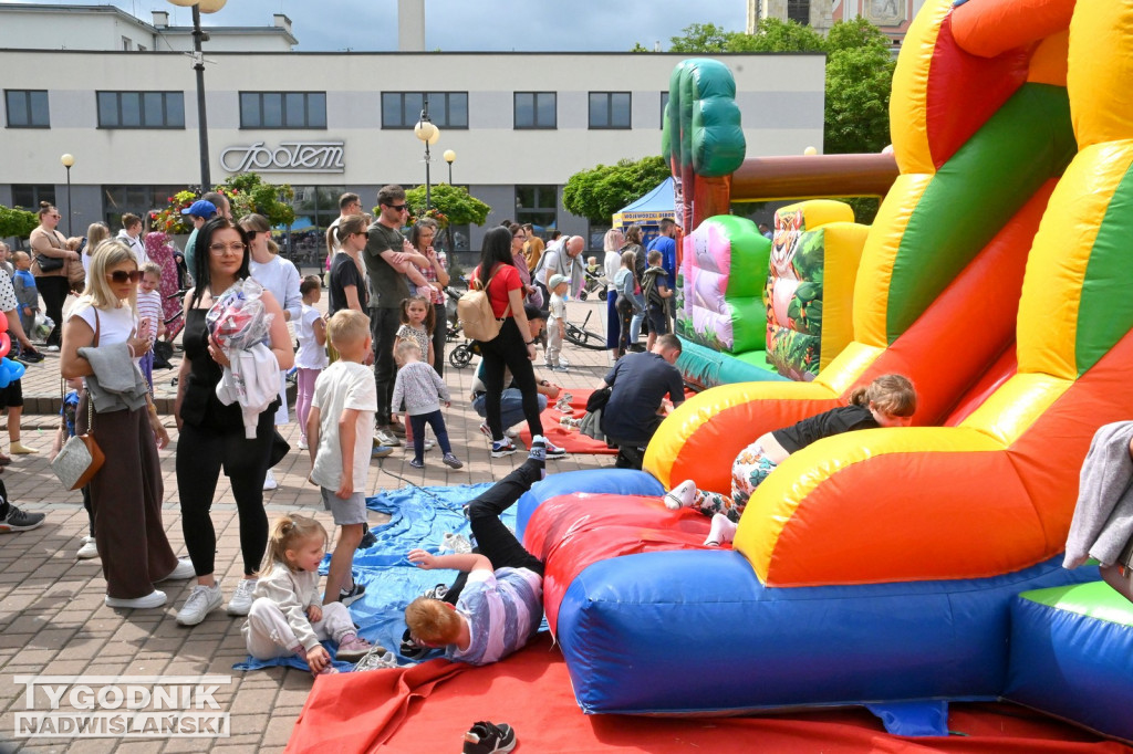 Piknik rodzinny na placu Bartosza Głowackiego w Tarnobrzegu