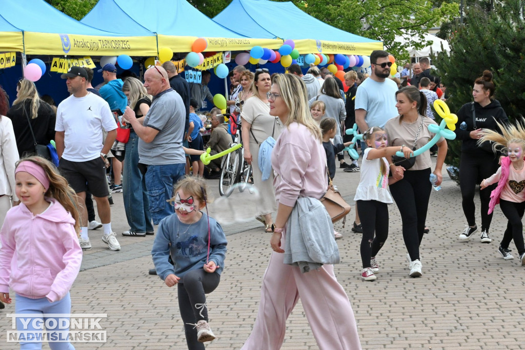 Piknik rodzinny na placu Bartosza Głowackiego w Tarnobrzegu